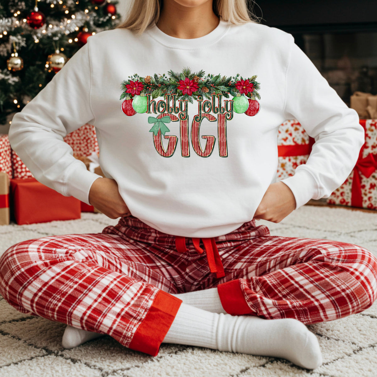 Holly Jolly Gigi (DDD) DTF transfer