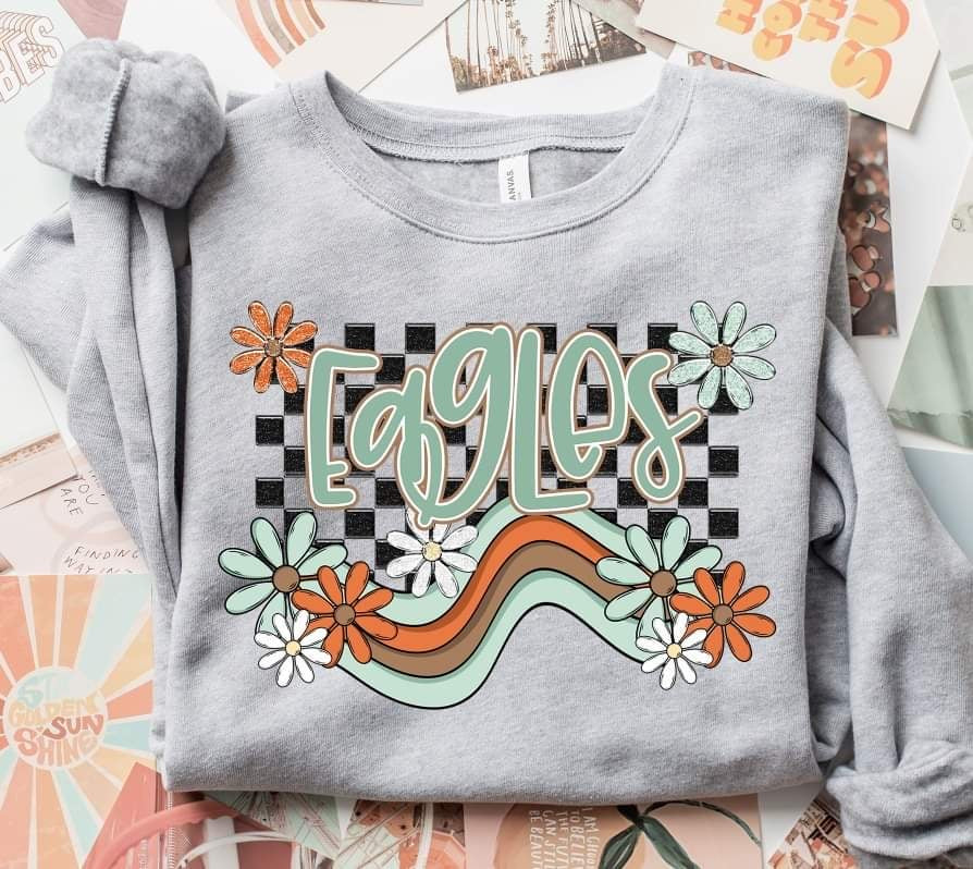 Eagles boho mascot (S&G) 52755 DTF transfer