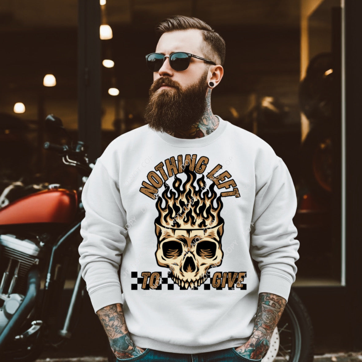 Nothing left to give 103766 DTF transfer