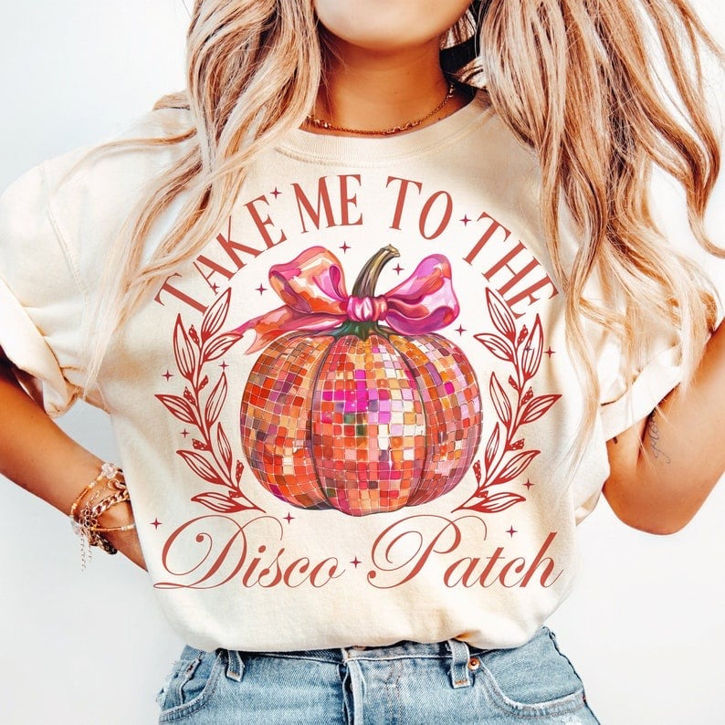 Take me to the disco patch 50977 DTF transfer