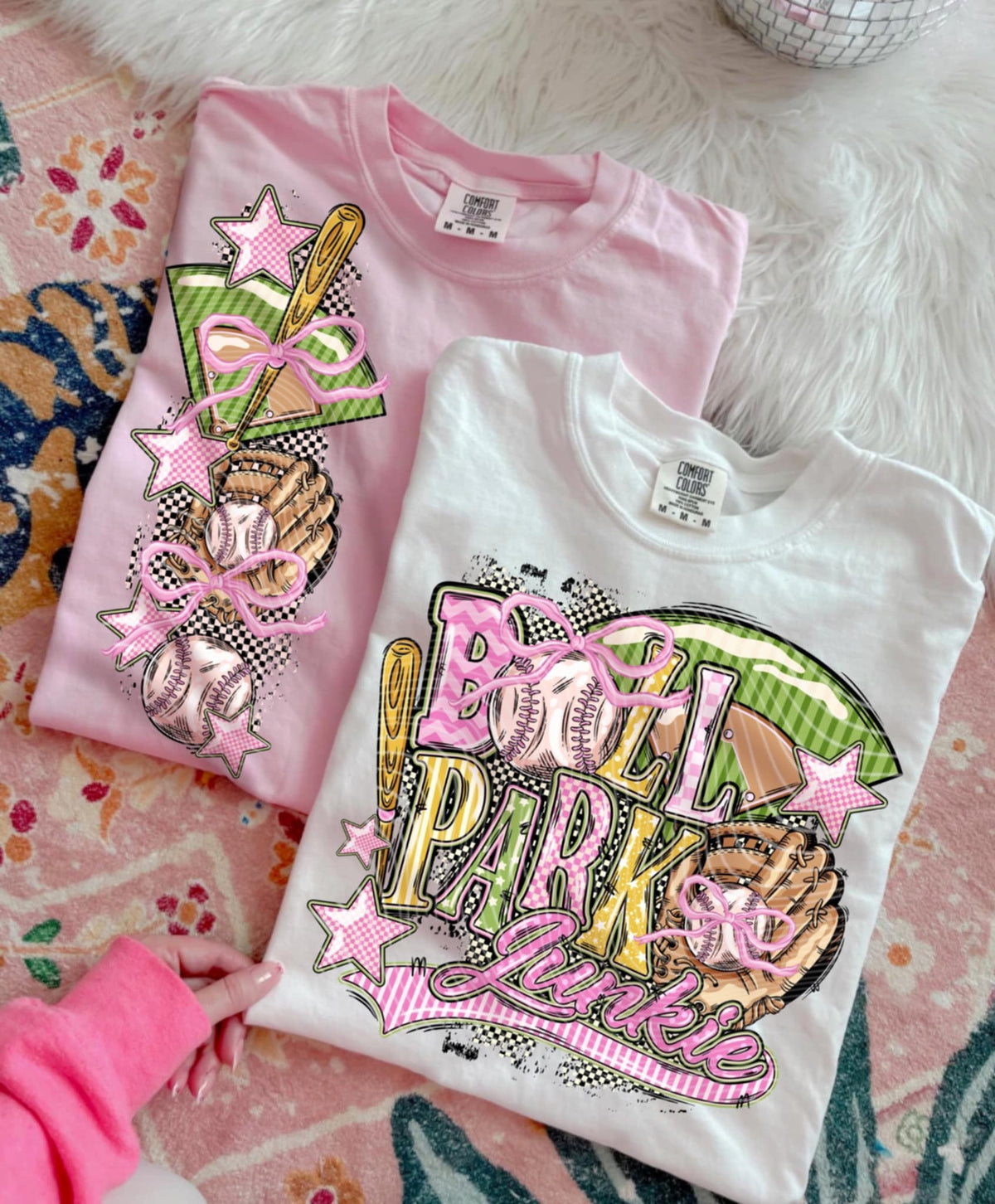 Ballpark junkie baseball SLEEVE ONLY (AG) 93452 DTF transfer