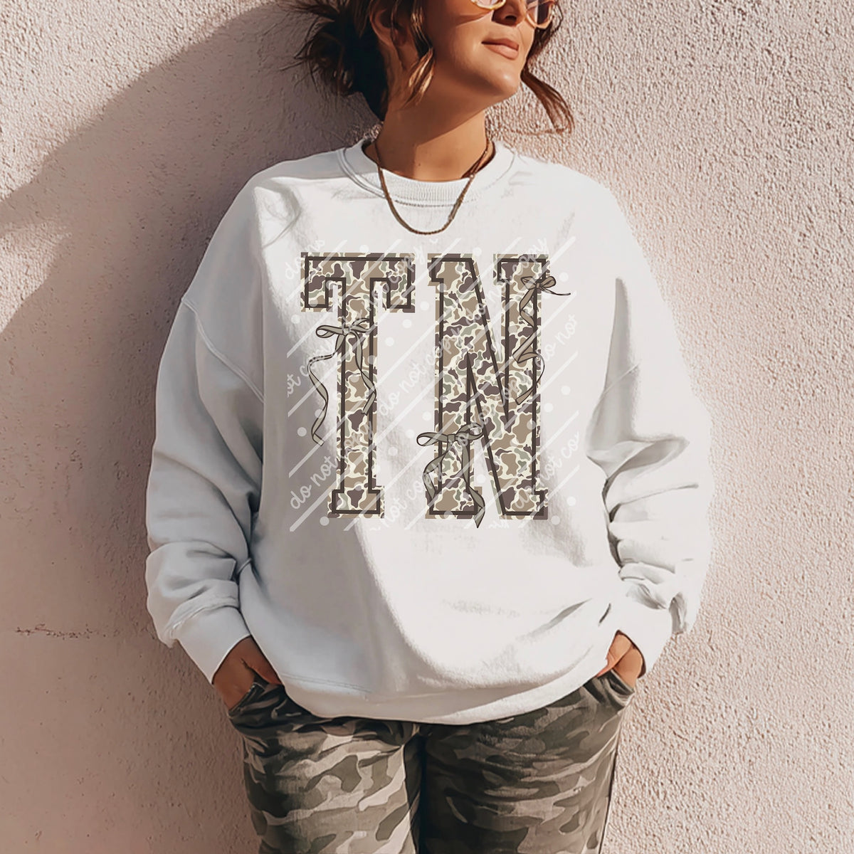 TN camo bow state (scarlow) DTF Transfer