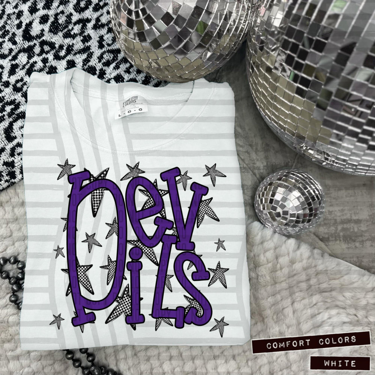 Purple Staggered Mascots (Caplinger)