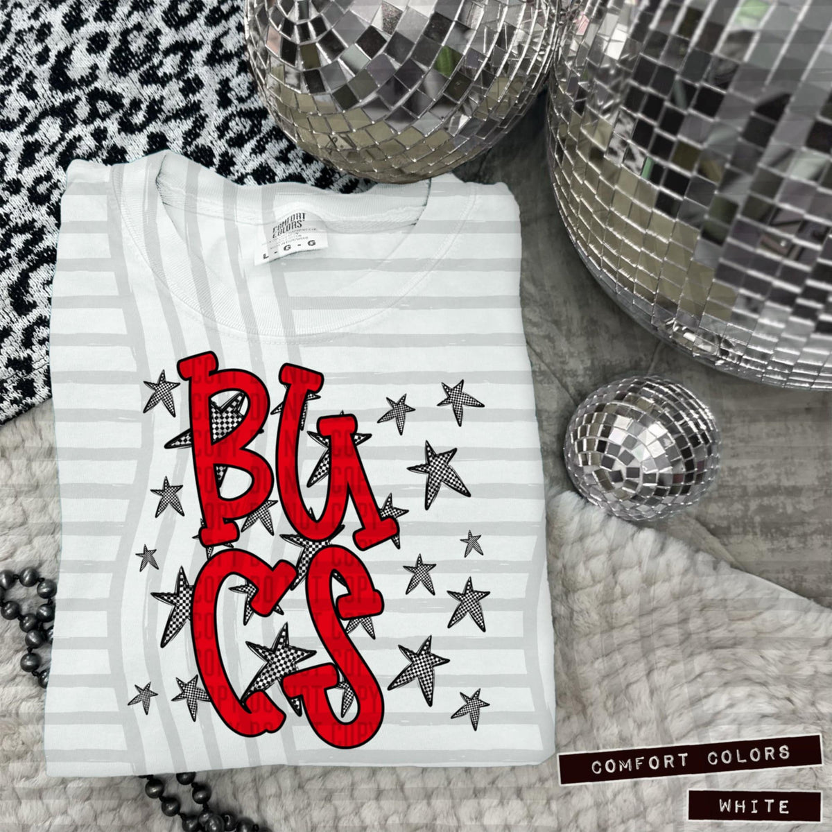 Red Staggered Mascots (Caplinger)