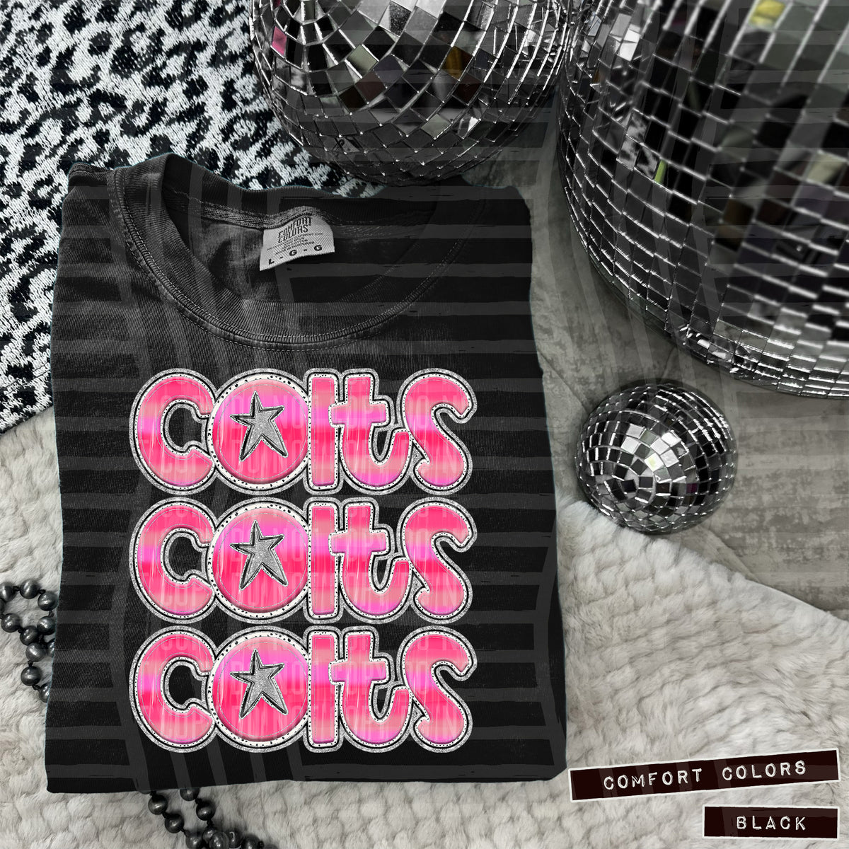 Colts Pink Stacked (Caplinger) 101916 DTF transfer