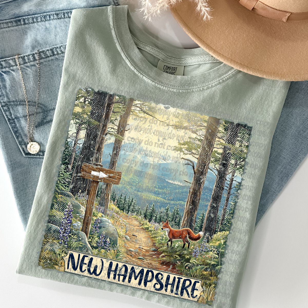 New Hampshire State Stamp (TTD) 99163 DTF transfer
