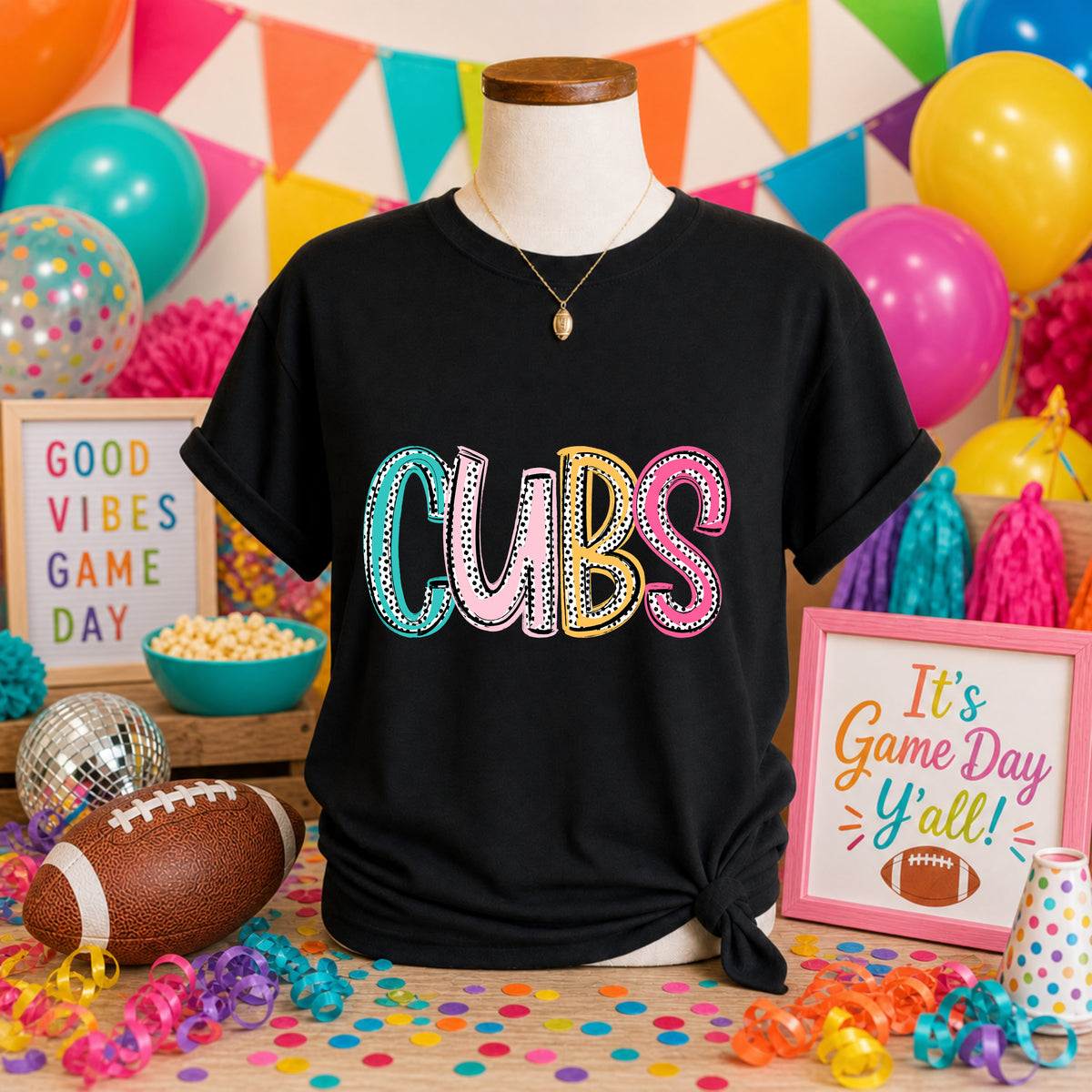 Cubs Dixie Dot (S&G) DTF transfer