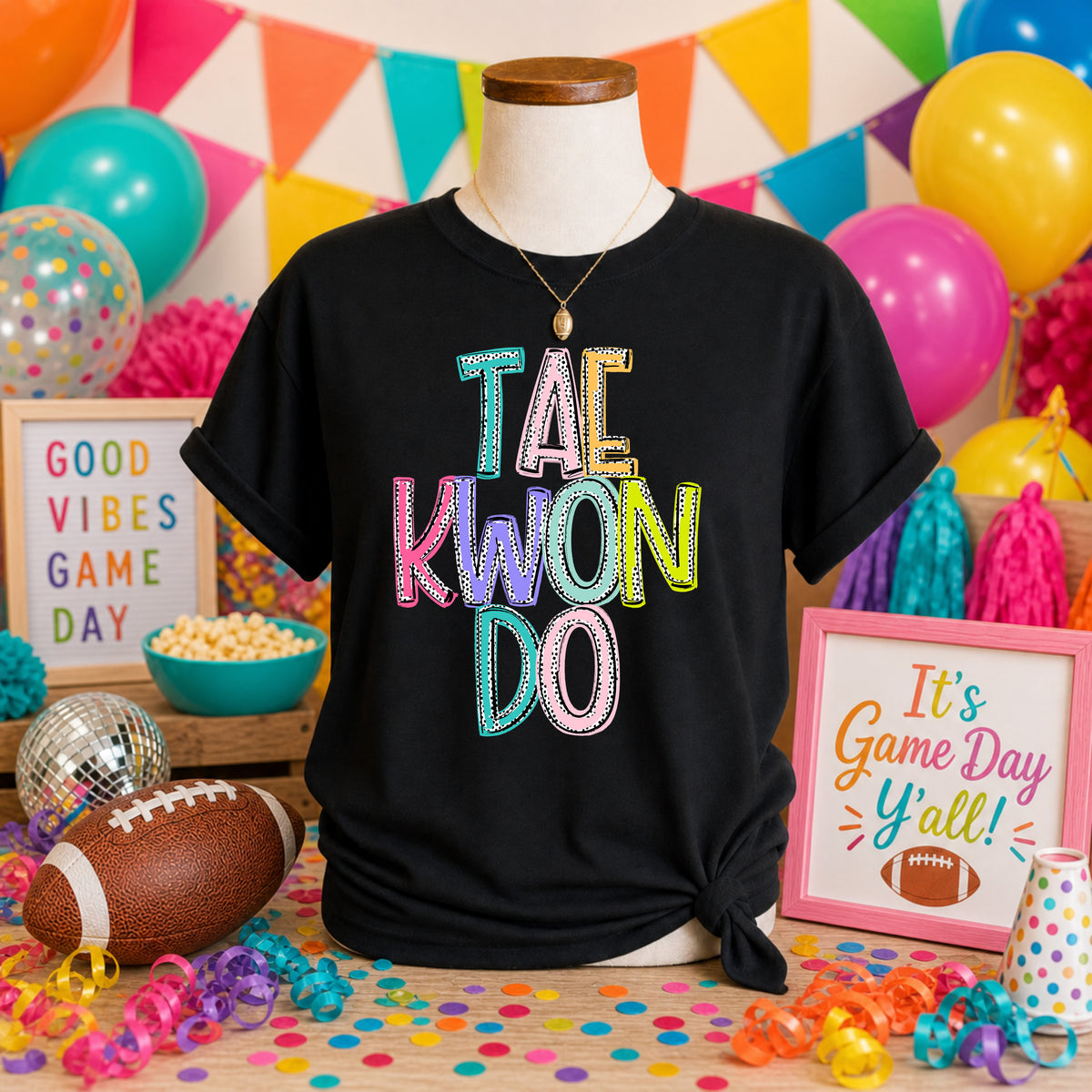 Tae Kwon Do Dixie Dot (S&G) DTF transfer