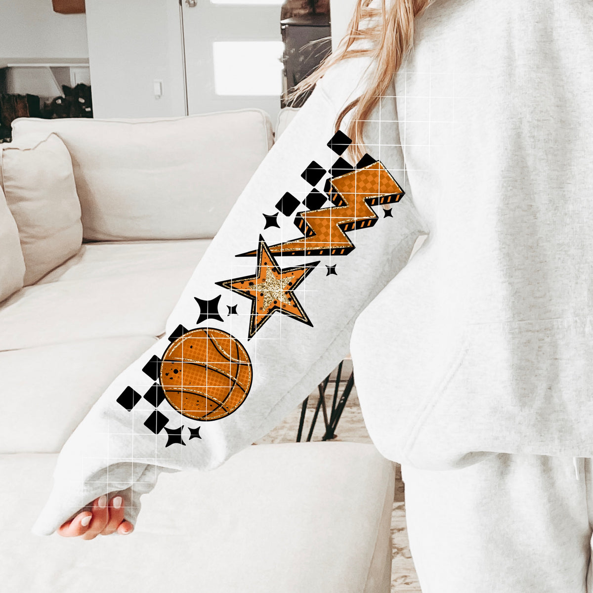 Basketball (SET OF TWO SLEEVES) CSC DTF transfer