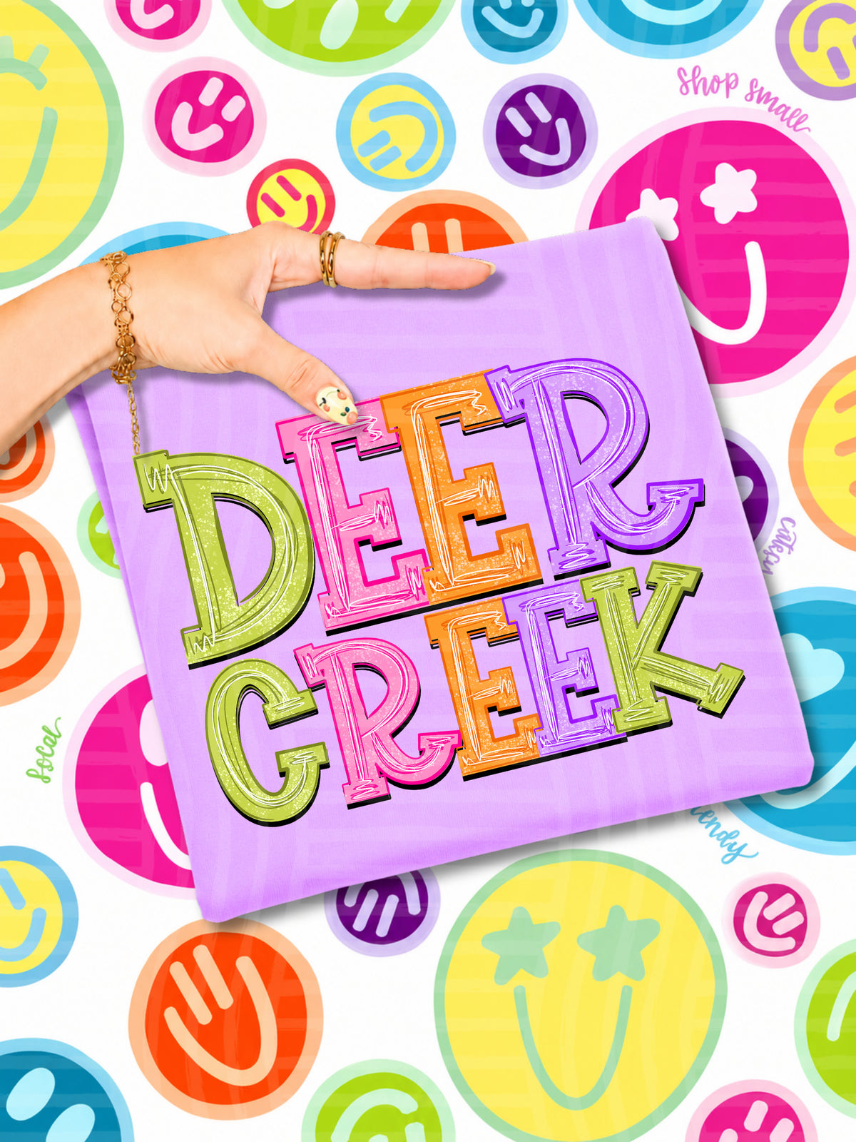 deer creek simply colorful stacked (Caplinger) DTF Transfer