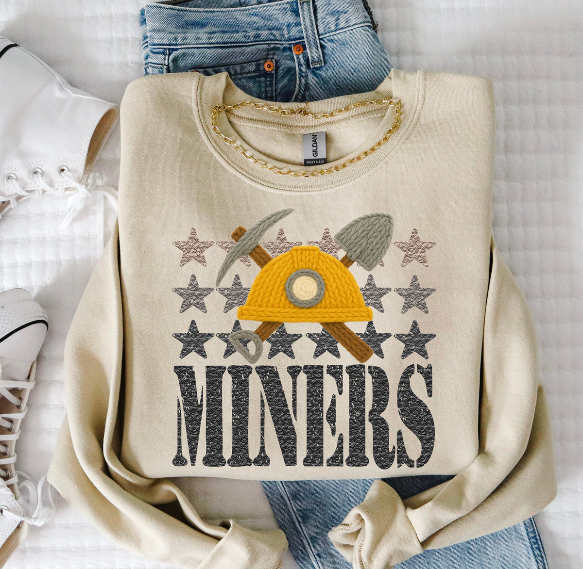 Miners Yarn Mascot (S&G) DTF transfer