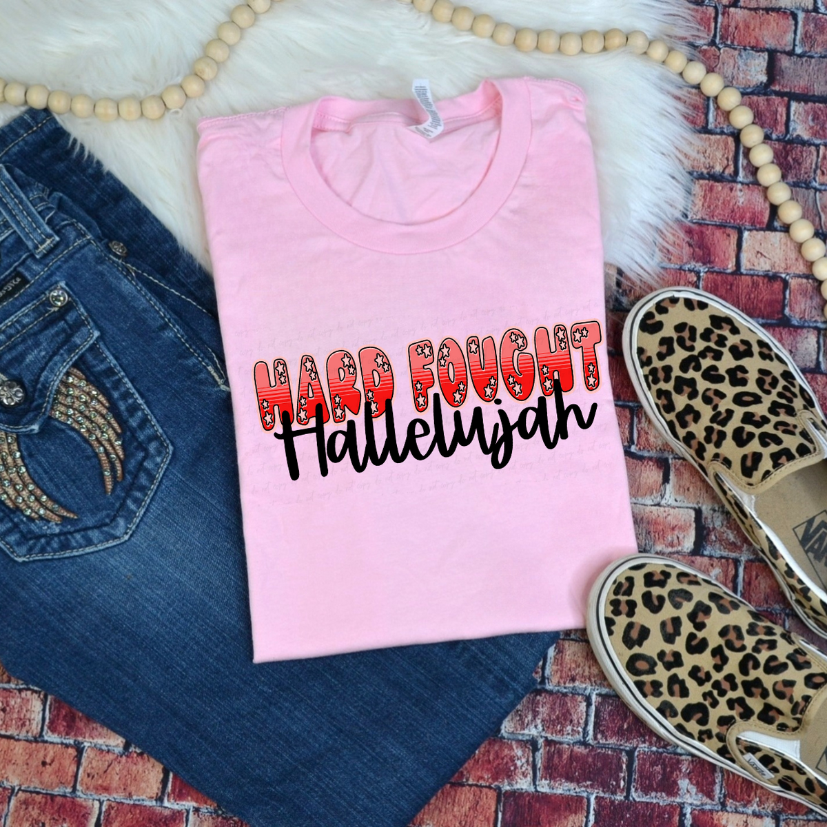 Hard Fought Hallelujah 68139 DTF Transfer