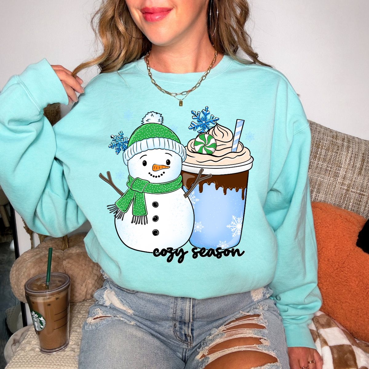 Cozy Season (BABY BLUE) DTF Transfer