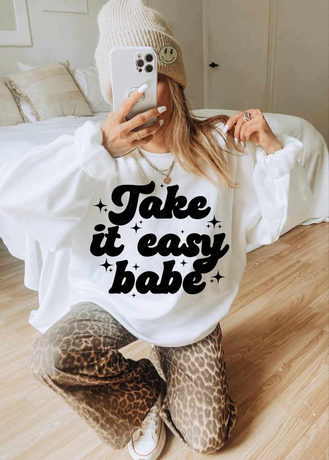Take it easy babe (LYTTLE) 75484 DTF transfer