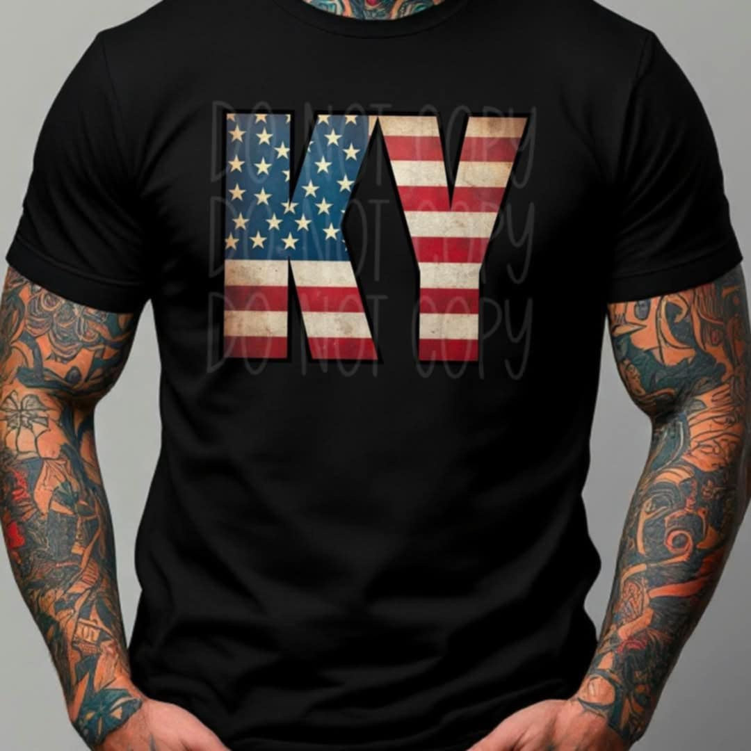 Patriotic States Initials