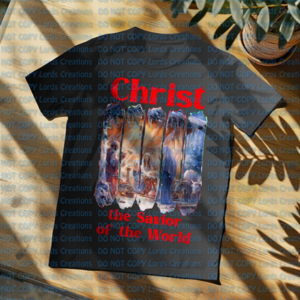 Christ the savior of the world 109307 DTF transfer