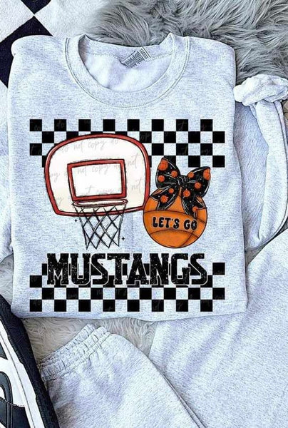 Let’s go mustangs basketball (VIRGO) 65827 DTF transfer