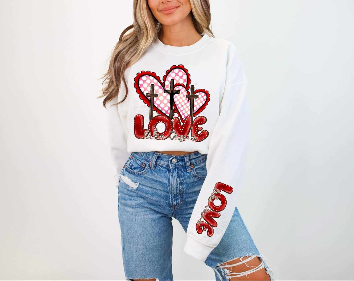 Love like Jesus FRONT ONLY 67790 DTF transfer