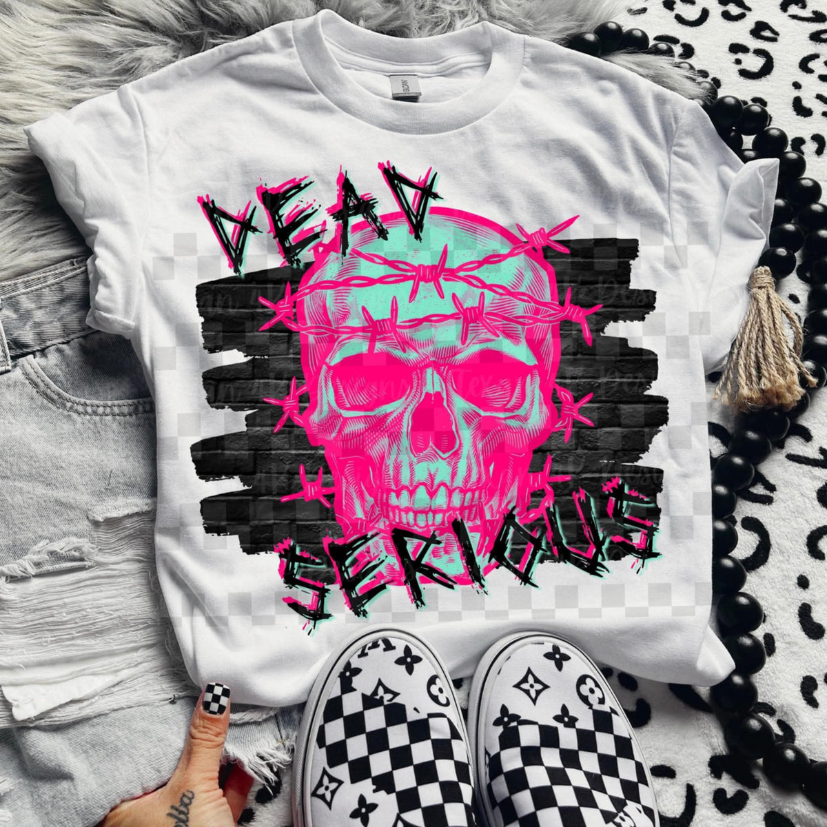 Dead serious (Texan) 109332 DTF transfer
