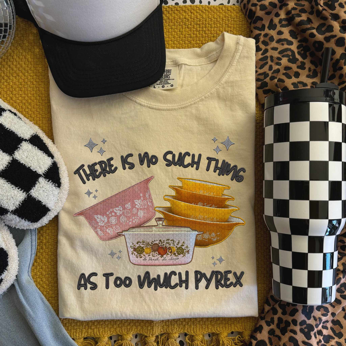 There is no such thing as too much Pyrex (HW) 70143 DTF transfer