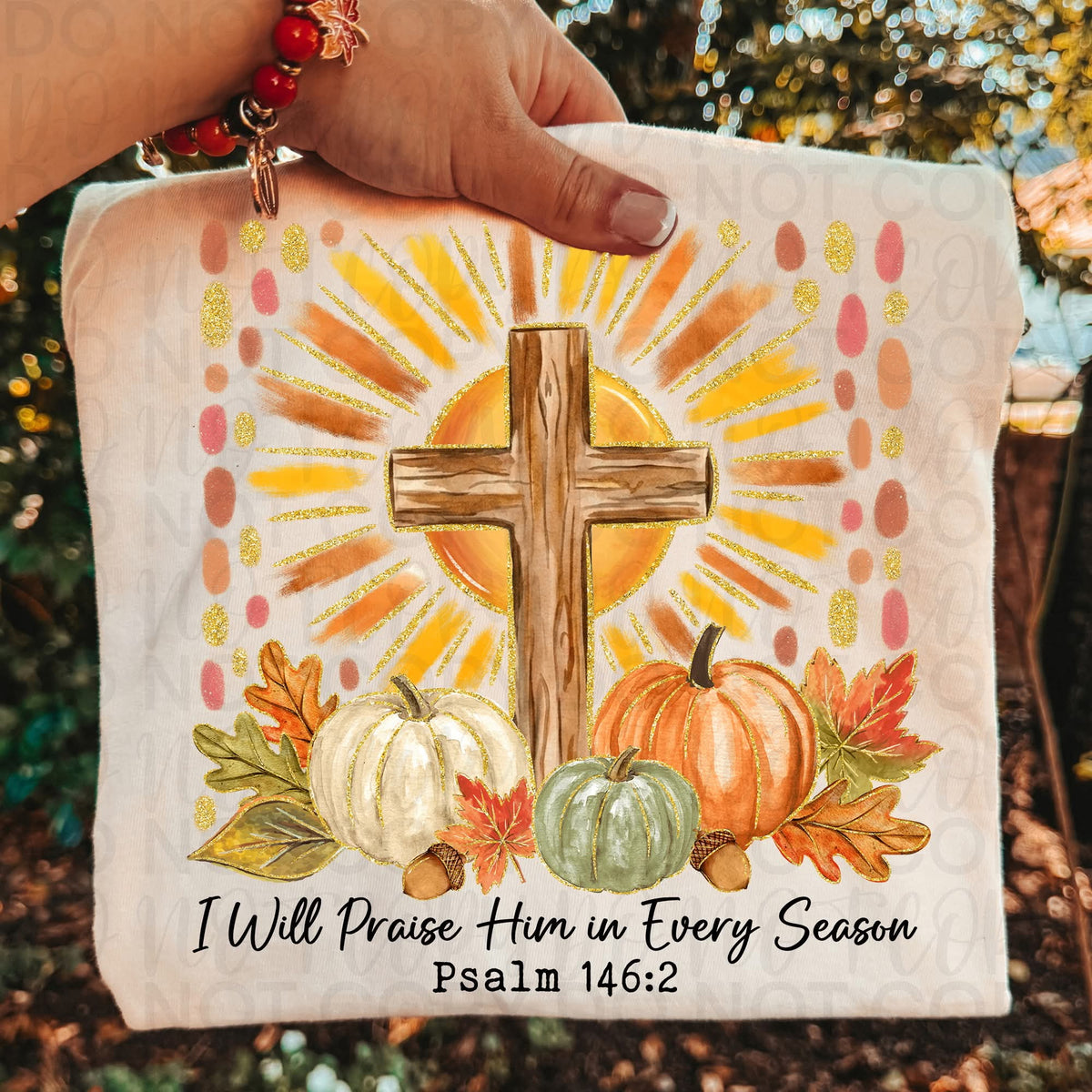 Praise in every season cross Sunday Special DTF transfer