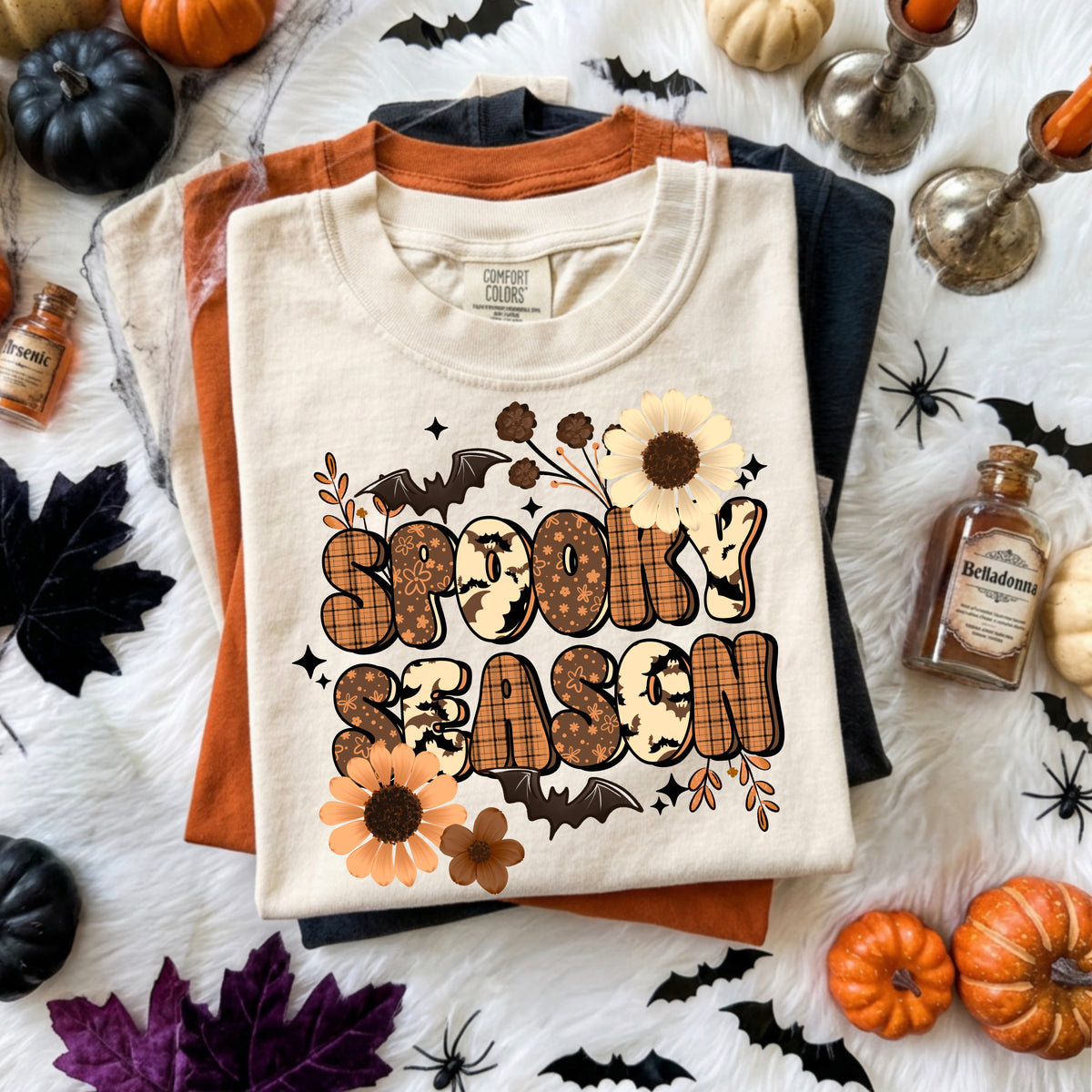 Spooky season florals (CSC) DTF Transfer