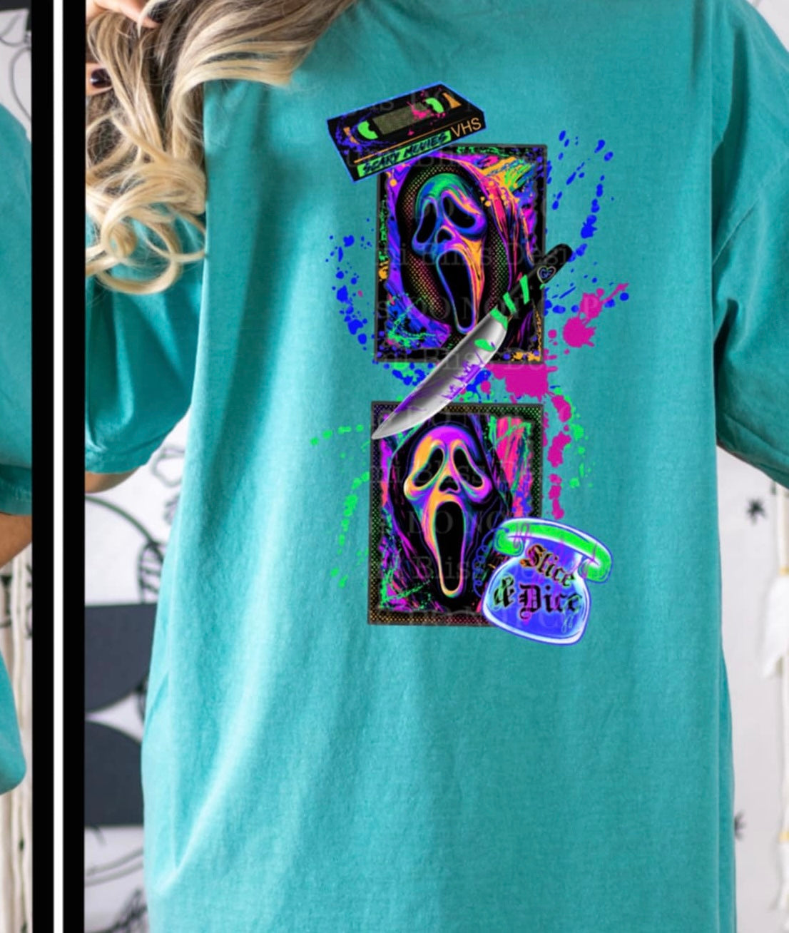 Ghost back (lumi) DTF transfer