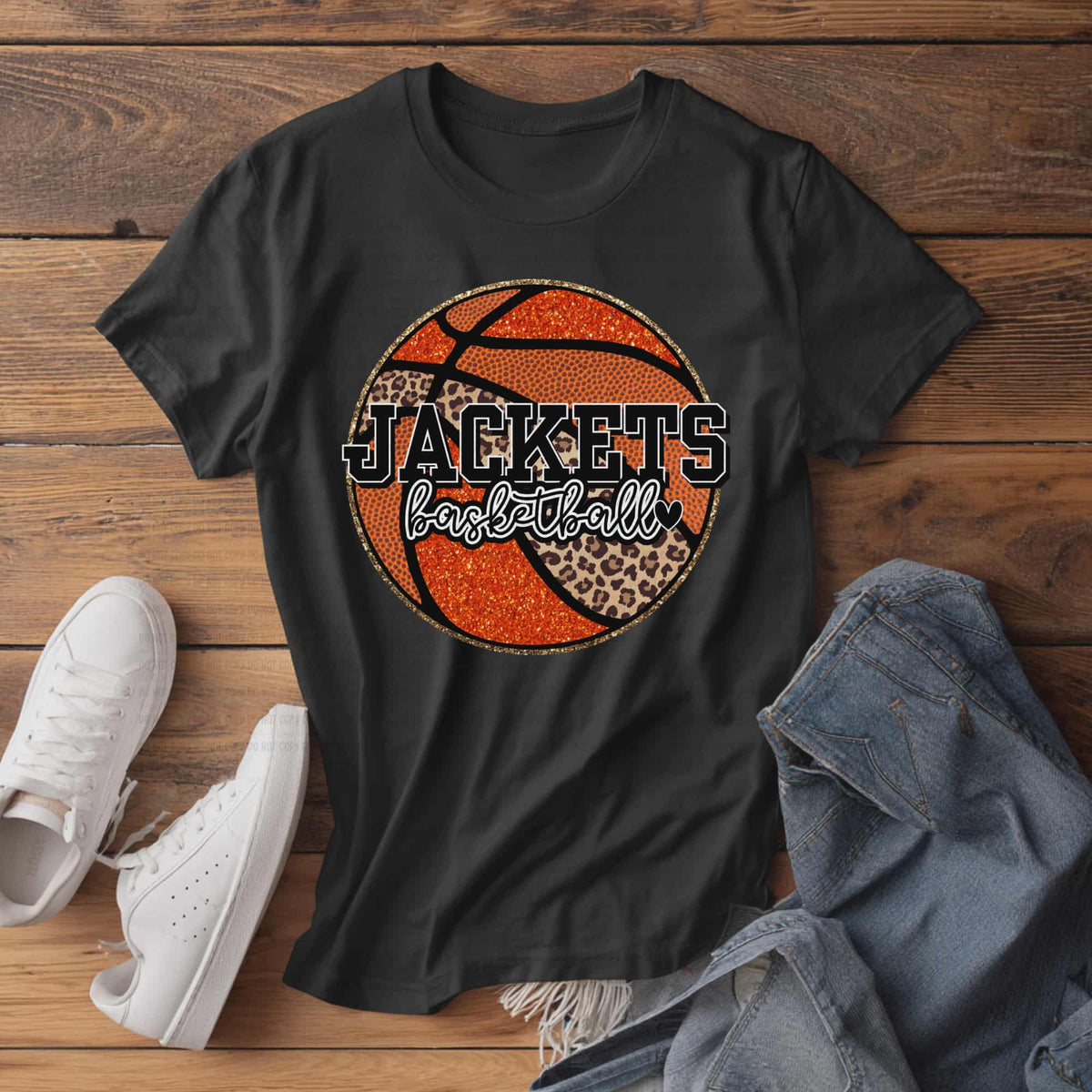 Jackets Leopard Basketball (revel) DTF Transfer