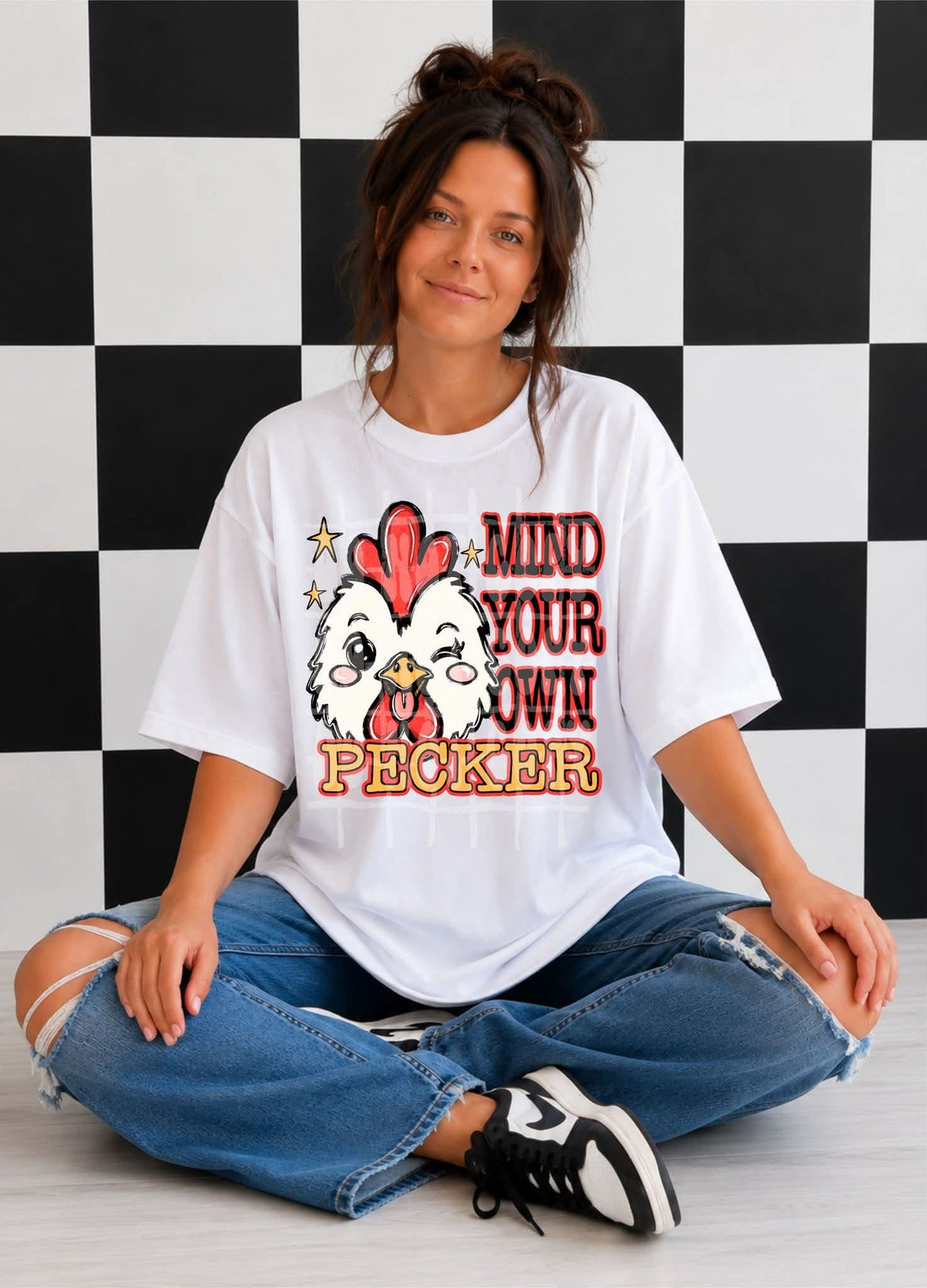 Mind your own pecker (C’s) DTF transfer