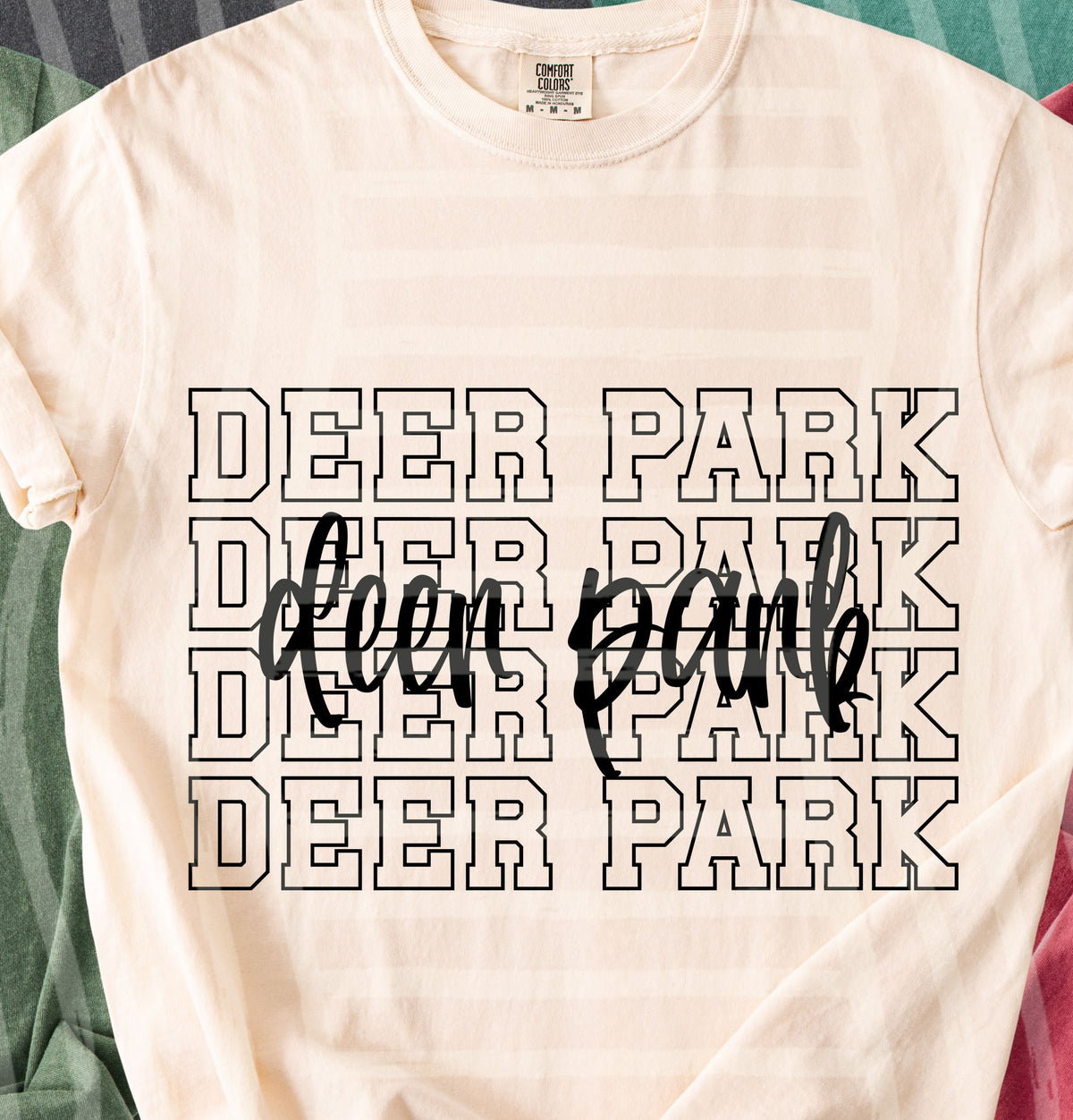 deerpark simple stacked outlines (Caplinger) DTF Transfer