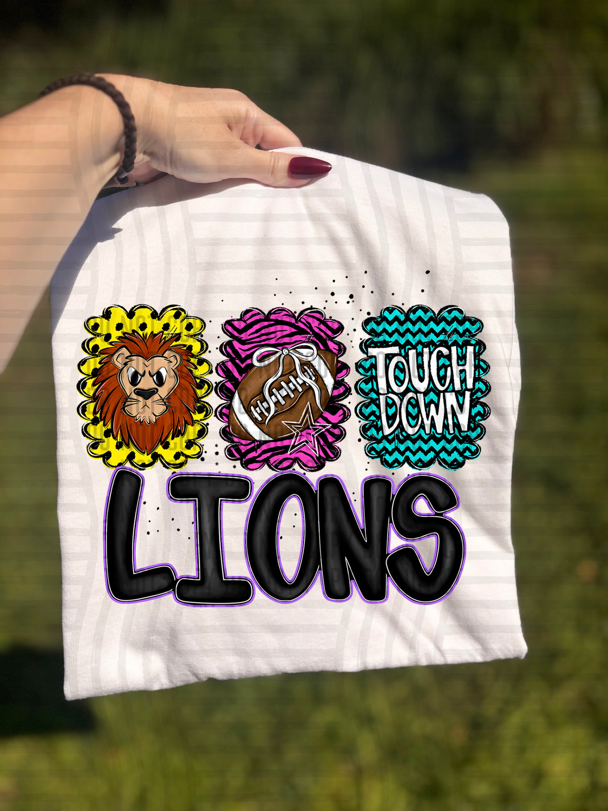 Lions Preppy Bright Trio (Caplinger) 113092 DTF transfer