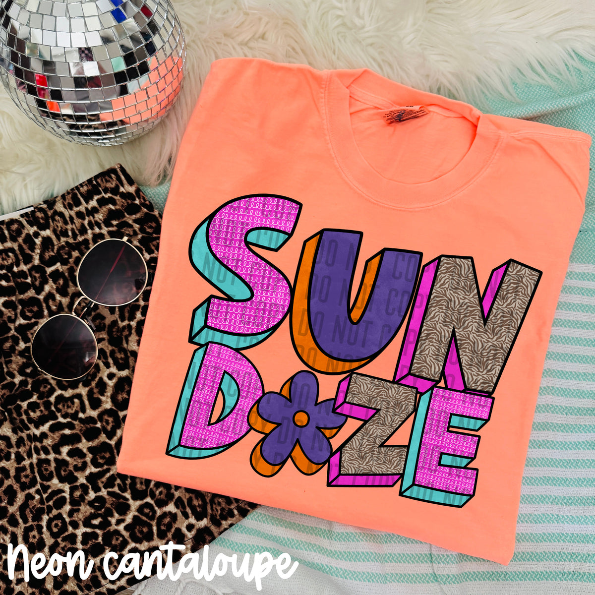 sun daze purple blocks (caplinger) DTF