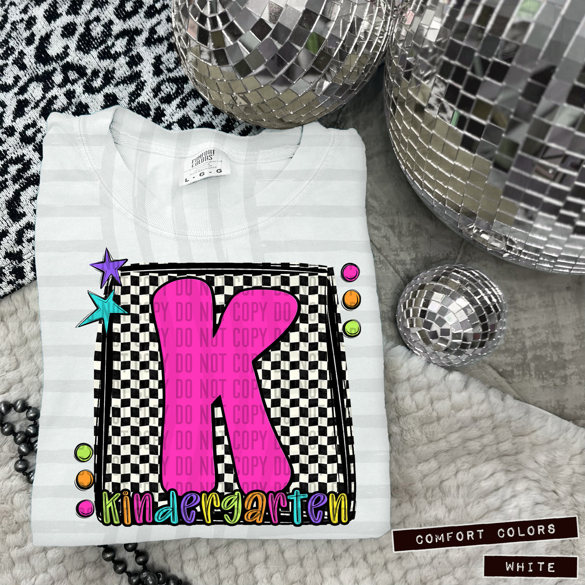 Kindergarten Bright Preppy (Caplinger) 109502 DTF transfer