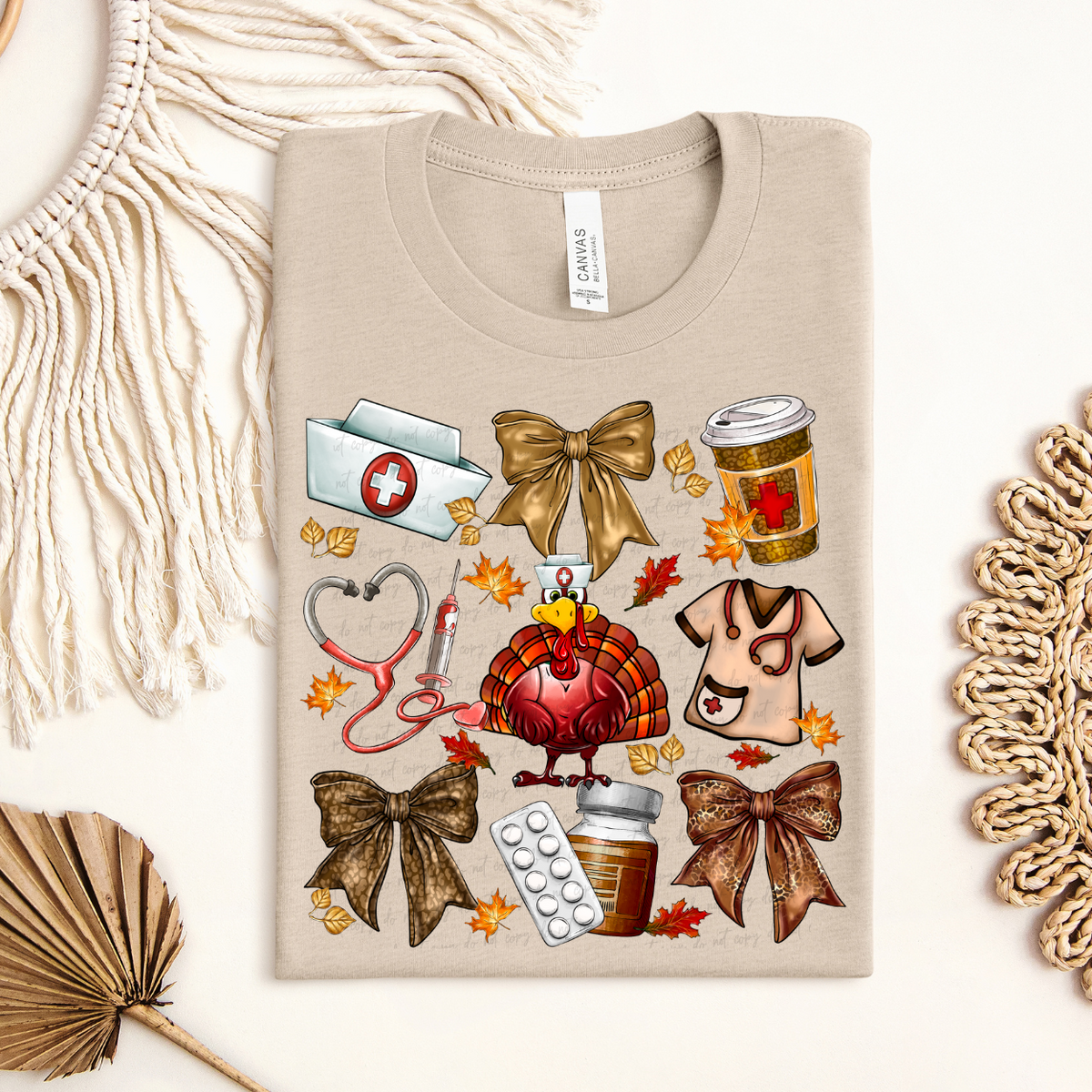 Turkey Nurse Coquette (RD) DTF Transfer