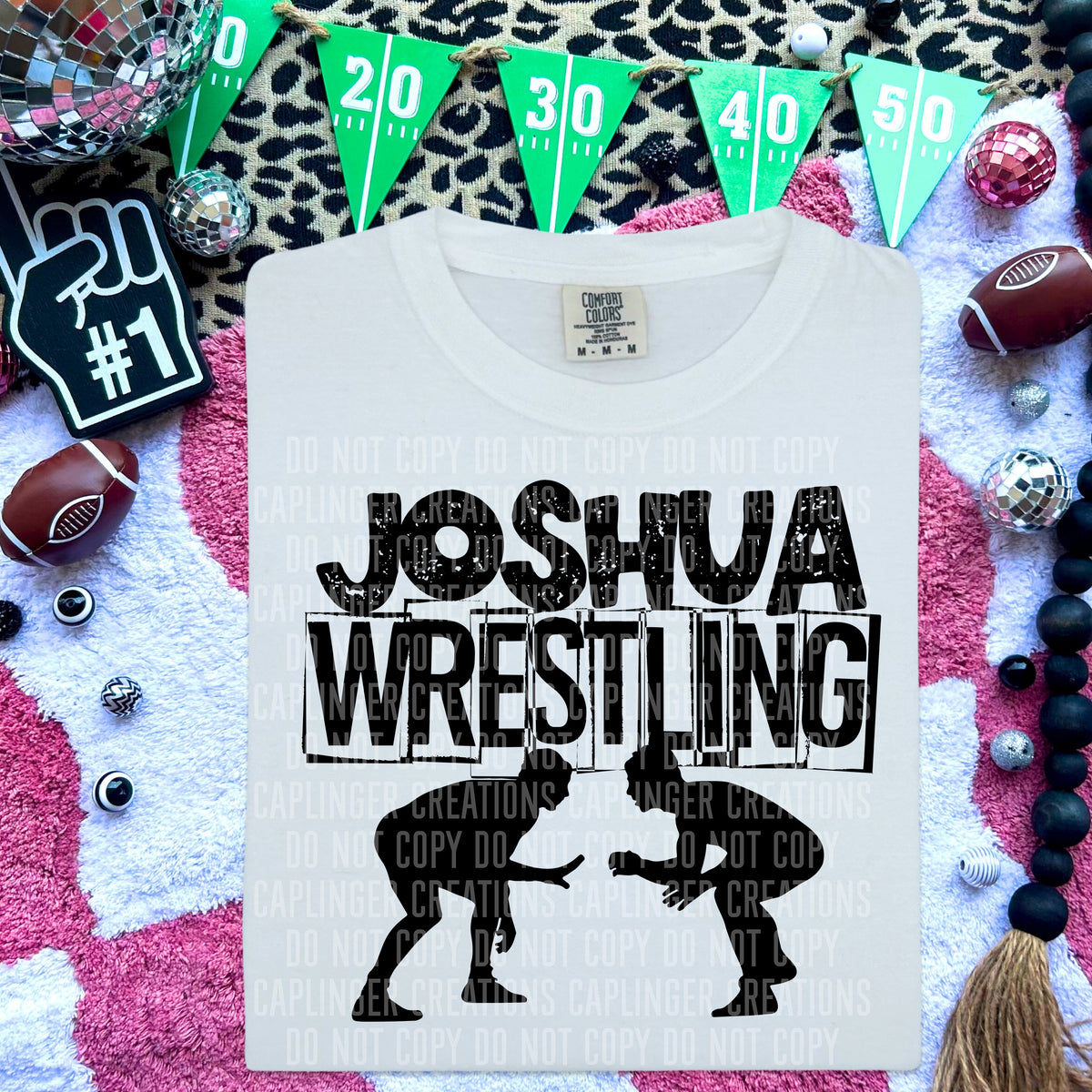 Joshua Wrestling (Caplinger) DTF transfer