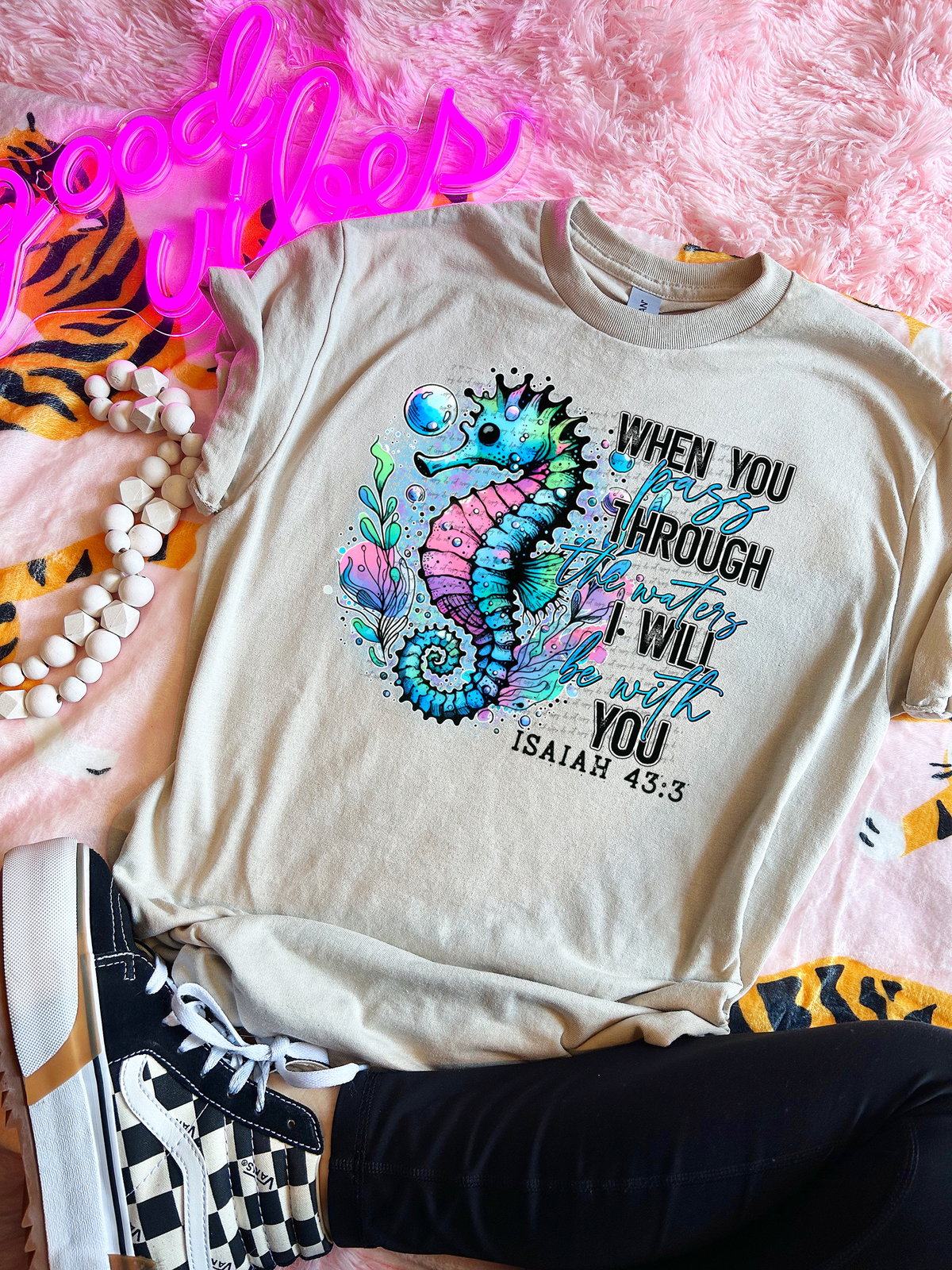 When you pass through the waters i will be with you 30581 DTF transfers