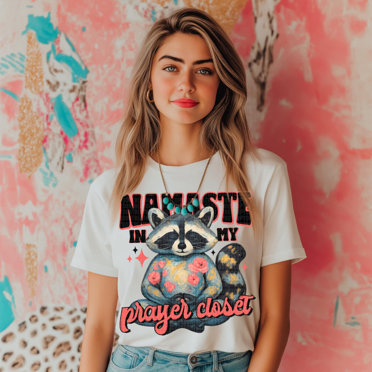 Namaste in my prayer closet (SDD) 99290 DTF transfer