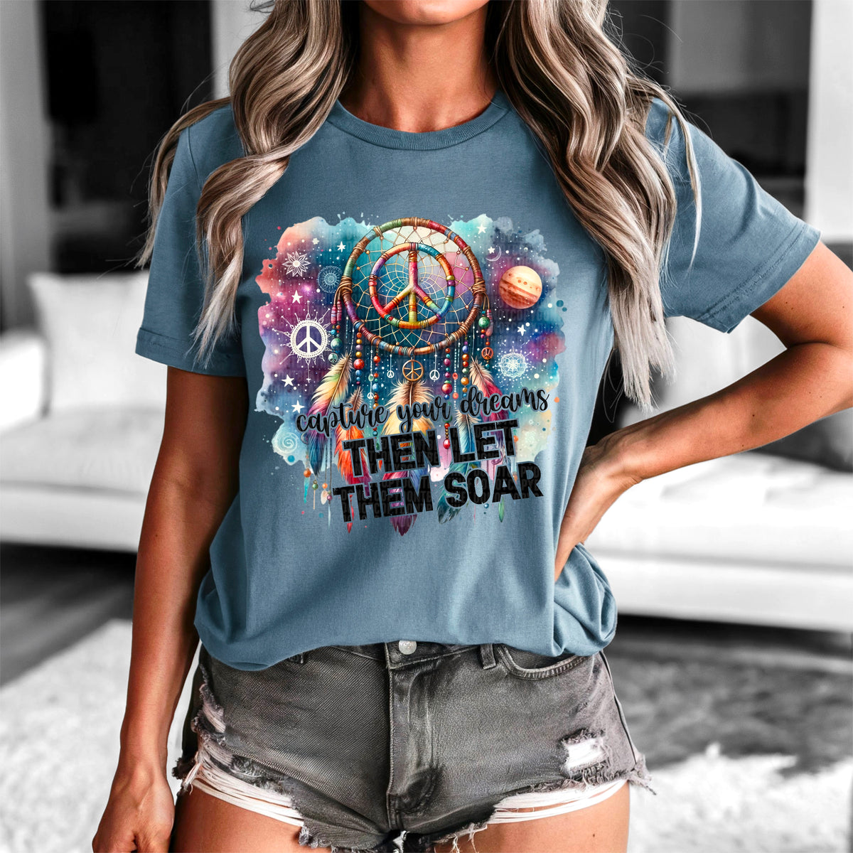 Capture your dreams then let them soar 91728 DTF transfer