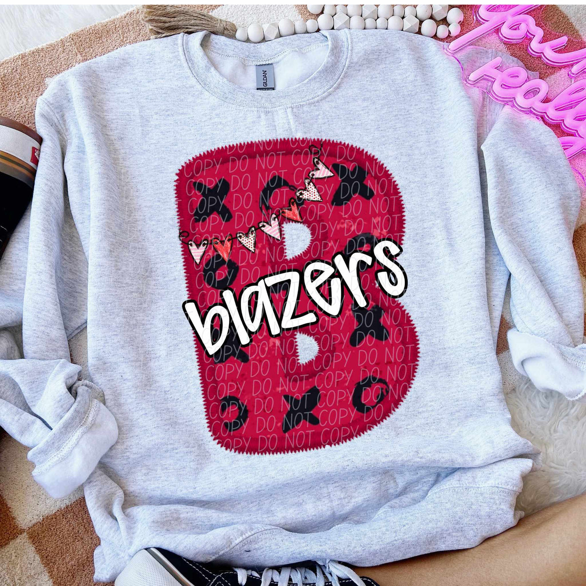 B blazers valentine (CITY) 79066 DTF transfer
