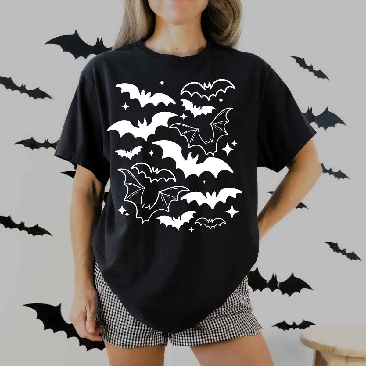 Bats collage (white) (CSC) DTF Transfer