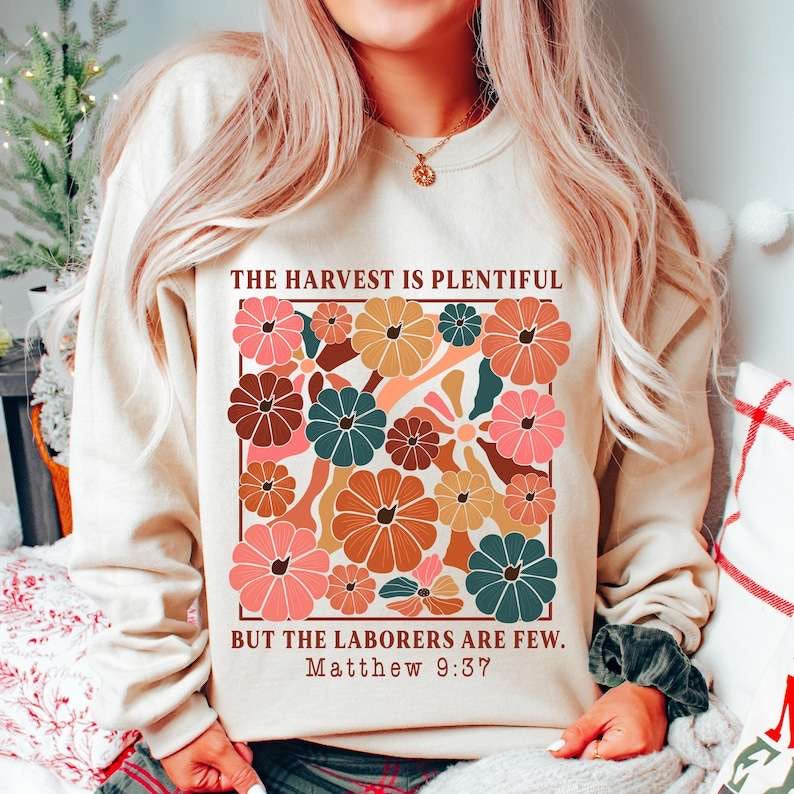 The harvest is plentiful but the laborers are few 62167 DTF transfer