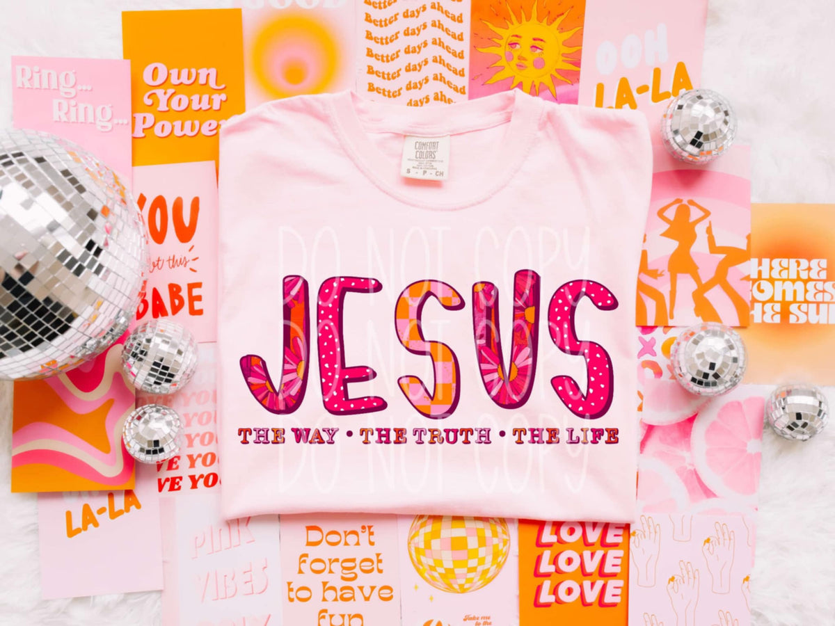 Jesus the way the truth the life 93118 DTF transfer