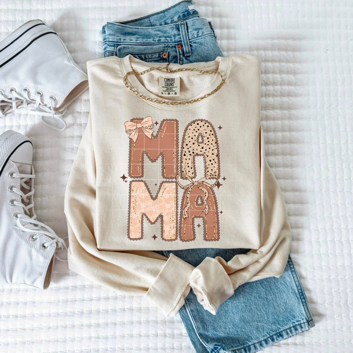 Blush and Bow Mama (CSC) DTF Transfer