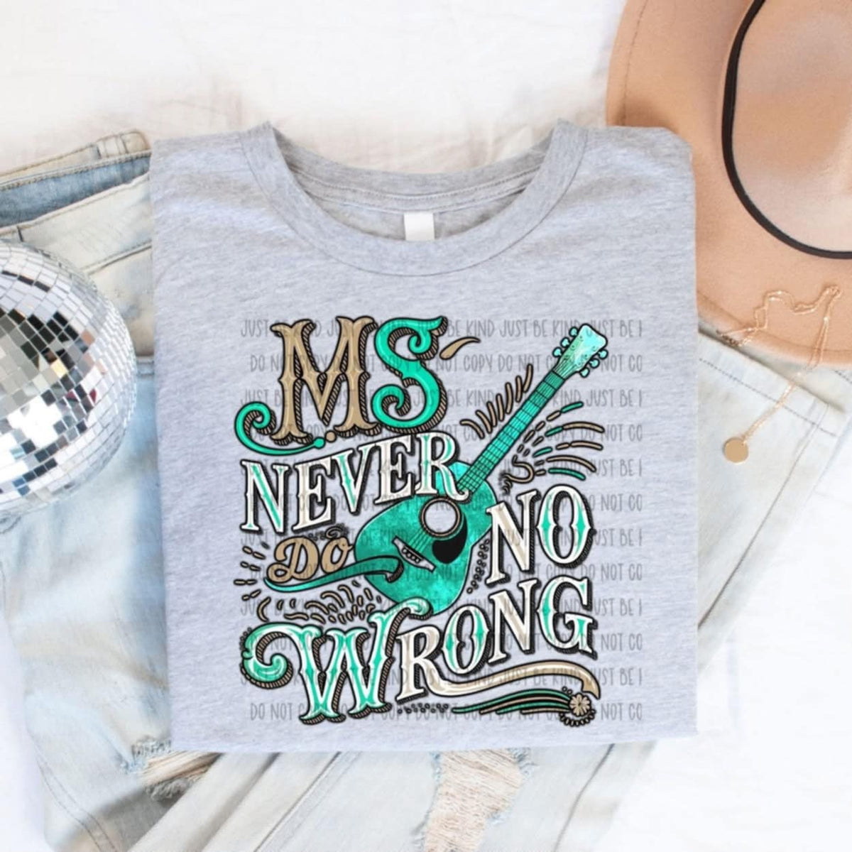 Ms never do no wrong (SSD) 90023 DTF transfer