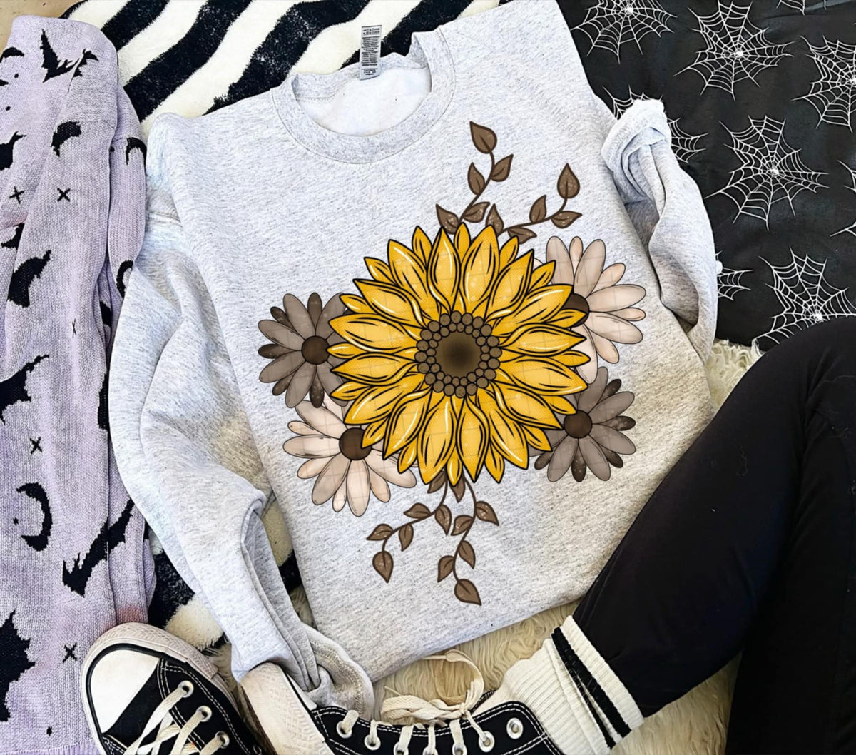 Sunflower cluster (Linda) 107850 DTF transfer