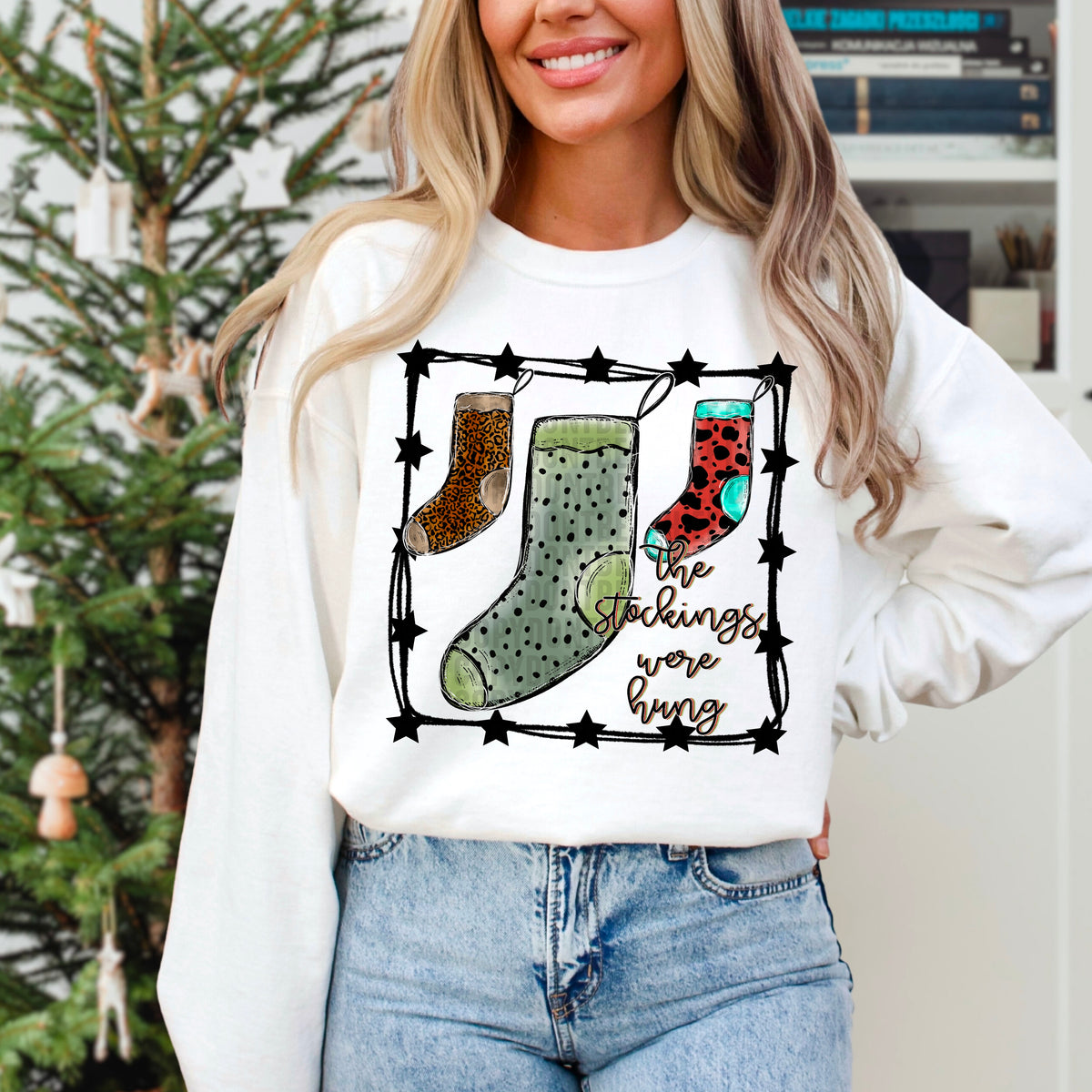 The stockings were hung 103591 DTF transfer