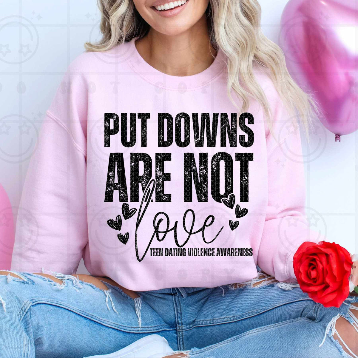 Put downs are not love (HW) 79424 DTF transfer