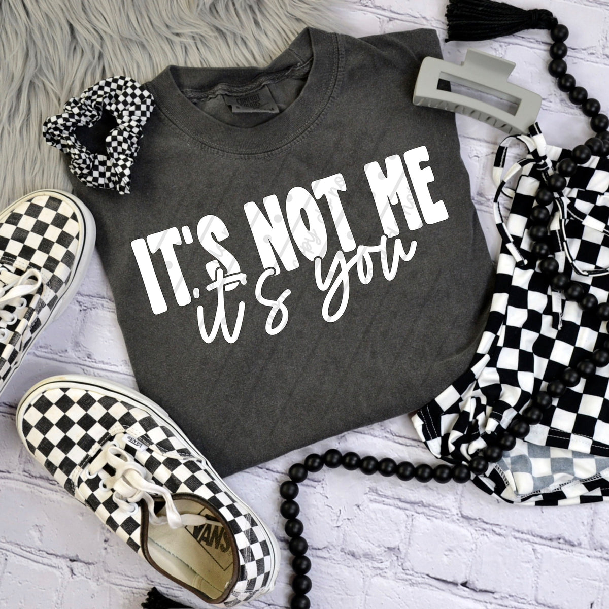 It’s not me it’s you WHITE (scarlow) DTF transfer