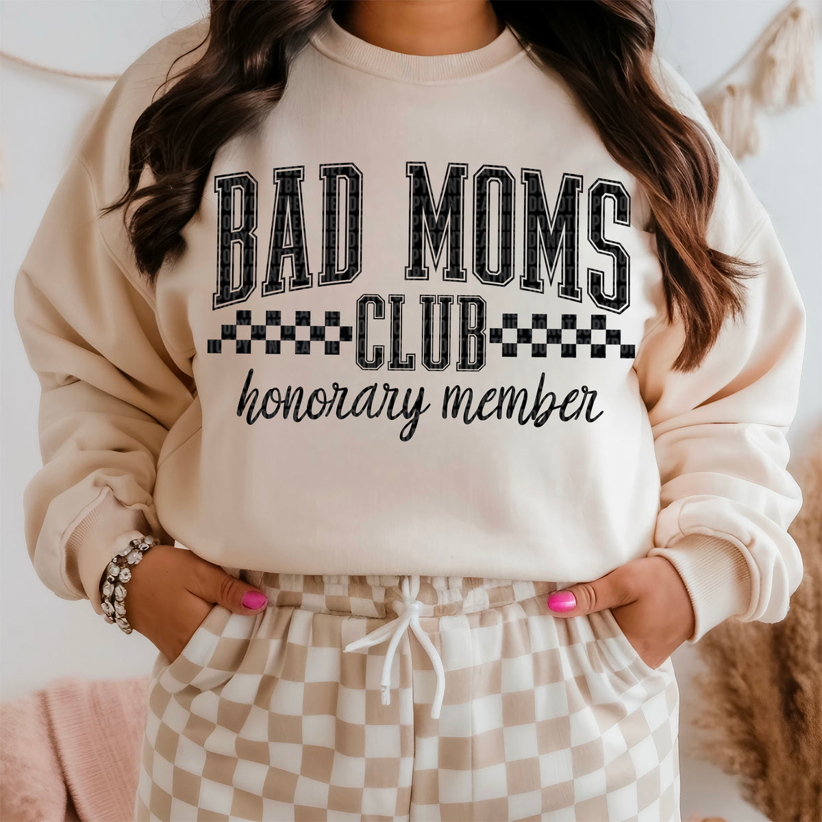 Bad moms club honorary member 97605 DTF transfer