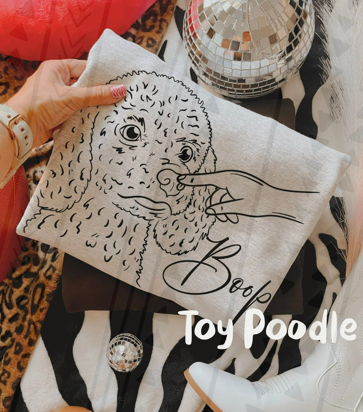 Boop Toy Poodle (TGG) DTF Transfer